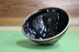 Photo2: Kiyomizu Kyoto porcelain Japanese matcha tea bowl chawan tenmoku fuku Oketani t (2)