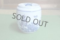 Kiyomizu Kyoto porcelain Japanese tea ceremony water jar mizusashi Sometuke doka