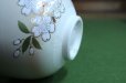 Photo4: Kiyomizu Kyoto porcelain Japanese matcha tea bowl chawan ninsei cherry blossom (4)