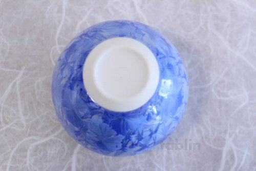 Other Images3: Kiyomizu Kyoto porcelain Hana-crystal Toua Japanese tea cup (set of 5)