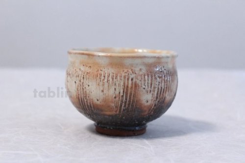 Other Images1: Japanese tea pot cups set Hagi ware Kobiki Keizo pottery tea strainer 350ml