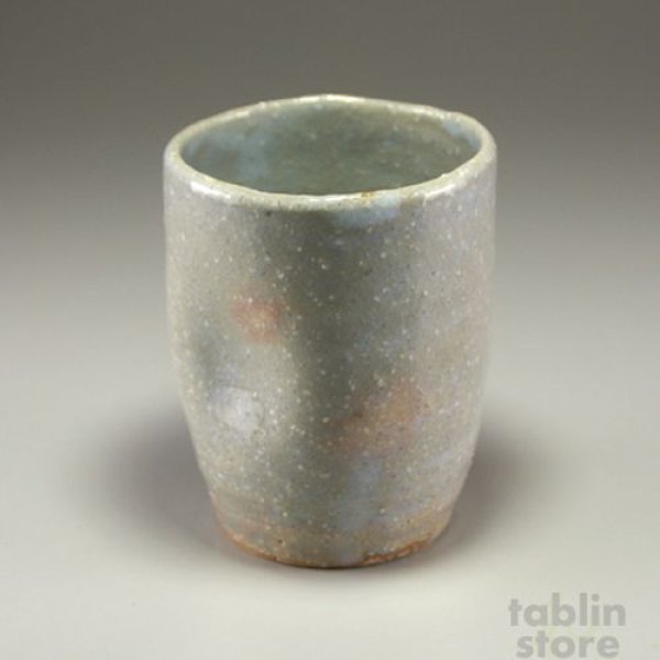 Photo1: Hagi Senryuzan climbing kiln Japanese pottery tumbler ekubo ni sho set of 2