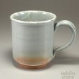 Photo1: Hagi Senryuzan climbing kiln Japanese pottery mug coffee cup kamahen ni (1)