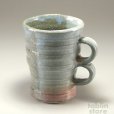 Photo1: Hagi Senryuzan climbing kiln Japanese pottery mug coffee cup nite roku (1)