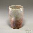 Photo2: Hagi Senryuzan climbing kiln Japanese pottery tumbler yohen ekubo set of 2 (2)