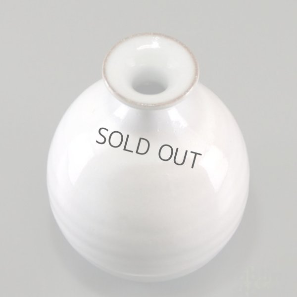 Photo4: Hagi ware Senryuzan climbing kiln Japanese vase yohen single flower H12cm