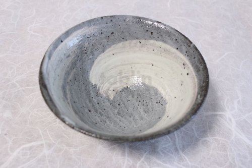 Other Images1: Shigaraki pottery Japanese soup noodle serving bowl hakekoba D160mm