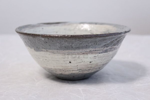 Photo4: Shigaraki pottery Japanese soup noodle serving bowl hakekoba D160mm