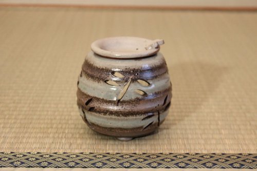 Other Images3: Tokoname YT Japanese green tea aroma Incense Burner Sekiryu gr dragonfly H11cm