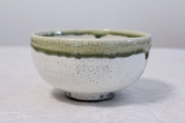 Photo2: Shigaraki pottery Japanese soup noodle serving bowl hisui D140mm