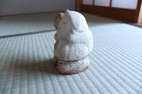 Photo5: Shigaraki pottery Japanese doll ebisu daikoku lucky H125mm pair