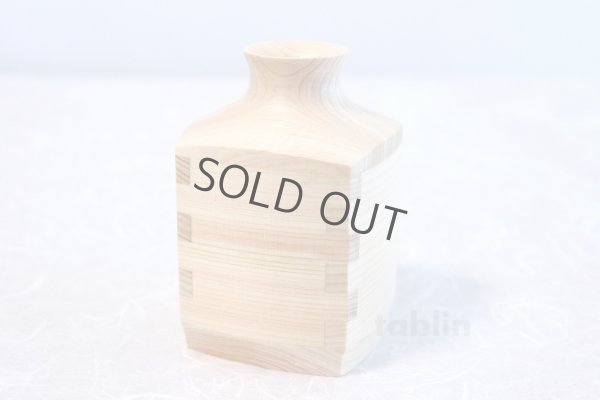 Photo4: Takumi Kaku Japanese wooden Sake bottle & cups hinoki cypress set of 6 Gift