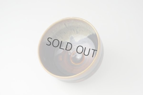 Photo4: Arita porcelain Japanese matcha tea bowl chawan ameyu dojime dimple kanzan