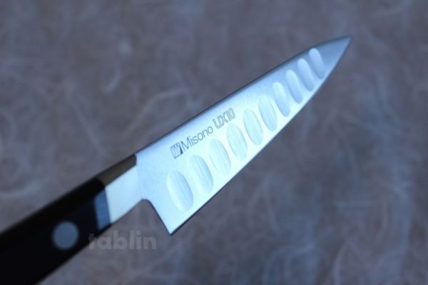 Photo5: Misono UX10 SWEDEN STAINLESS Kitchen Japanese Knife salmon dimple Paring petty