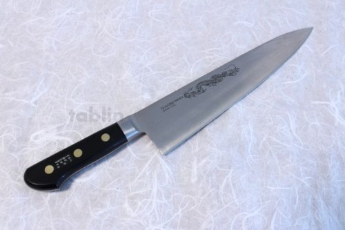 Other Images3: Misono Sweeden Carbon Steel Japanese Knife DRAGON FLOWER ENGRAVING Gyuto chef