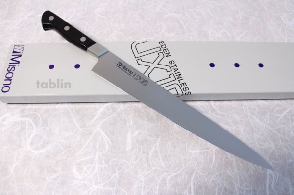 Photo1: Misono UX10 SWEDEN STAINLESS STEEL Kitchen Japanese Knife Series Carving slicer