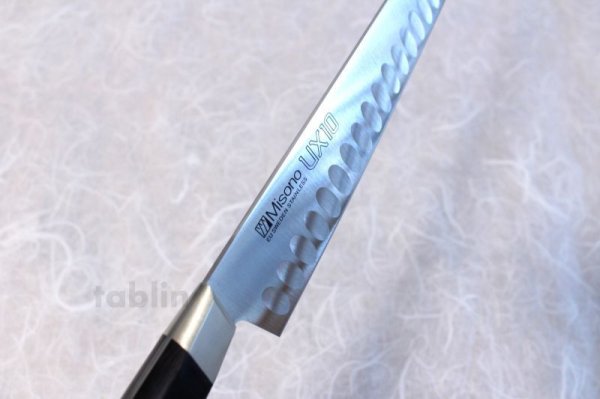 Photo4: Misono UX10 SWEDEN STAINLESS Kitchen Japanese Knife salmon dimple Carving slicer