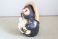 Photo4: Shigaraki pottery Japanese Tanuki Cute Raccoon Dog onegai female H22cm (4)