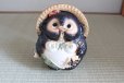 Photo3: Shigaraki pottery Japanese Tanuki Cute Raccoon Dog onegai female H22cm (3)