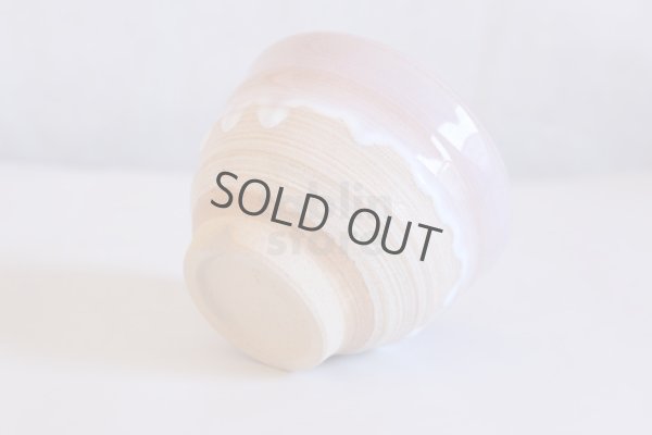 Photo3: Hagi yaki ware Japanese tea bowl ippuku Shizuku momo chawan Matcha Green Tea 