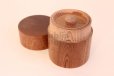 Photo4: Japanese Tea Caddy container Pagoda Tree wood Hokkaido handcrafted any size