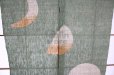 Photo7: Kyoto Noren SB Japanese batik door curtain Tsuki Moon green 88cm x 150cm