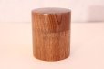 Photo3: Japanese Tea Caddy container Pagoda Tree wood Hokkaido handcrafted any size