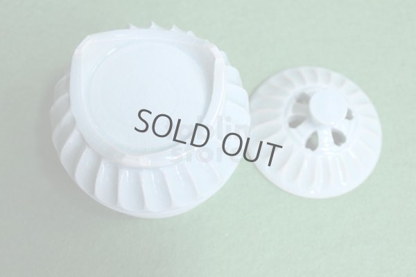 Photo8: Kiyomizu porcelain Japanese incense burner Minoru Ando shinogi seiji blue H9cm