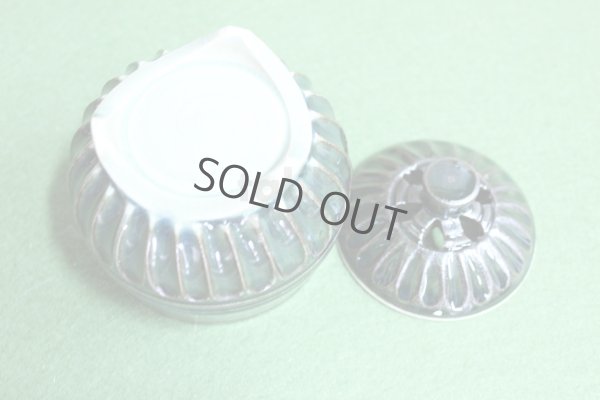 Photo5: Kiyomizu porcelain Japanese incense burner Minoru Ando shinogi oribe H9cm