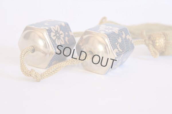 Photo3: Weight for Japanese hanging scroll FUCHIN stone Kutani aochibu top gold