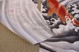 Photo4: Noren Japanese Curtain Doorway Ukiyo-e flying carp 85cm x 150cm