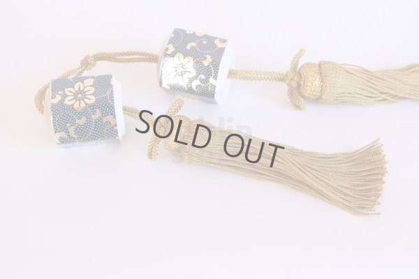 Photo5: Weight for Japanese hanging scroll FUCHIN stone Kutani aochibu top gold