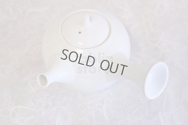 Photo8: Arita Porcelain Japanese tea pot white ceramic strainer hakuto 400ml