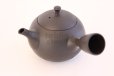 Photo10: Tokoname Japanese tea pot kyusu ceramic strainer Hokuryu round black 300ml