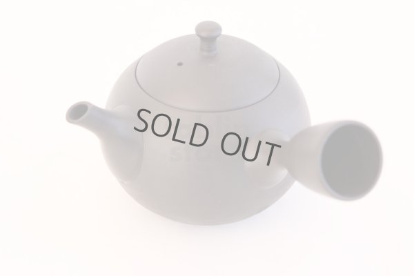 Photo10: Tokoname Japanese tea pot kyusu ceramic strainer Hokuryu round black 300ml