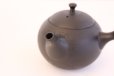 Photo4: Tokoname Japanese tea pot kyusu ceramic strainer Hokuryu round black 300ml