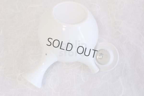 Photo10: Arita Porcelain Japanese tea pot white ceramic strainer hakuto 400ml