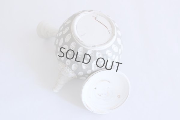 Photo7: Tokoname ware Japanese tea pot kyusu ceramic strainer YT Kenji usumidori 360ml