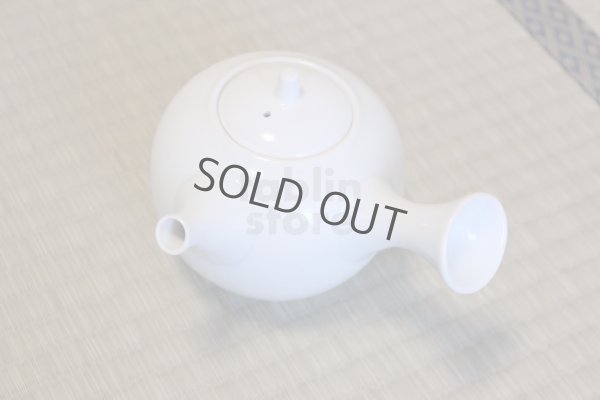 Photo11: Arita Porcelain Japanese tea pot white ceramic strainer hakuto 400ml