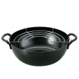 Photo5: Wahei Japanese TEMPURA IRON Flying Pan fritter Pot D20cm