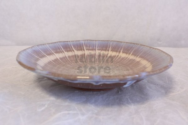 Photo9: Hagi ware Japanese Serving plate Brilliance W275mm