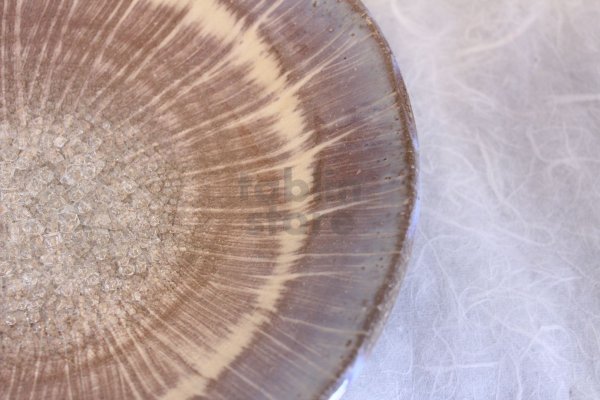 Photo3: Hagi ware Japanese Serving plate Brilliance W275mm