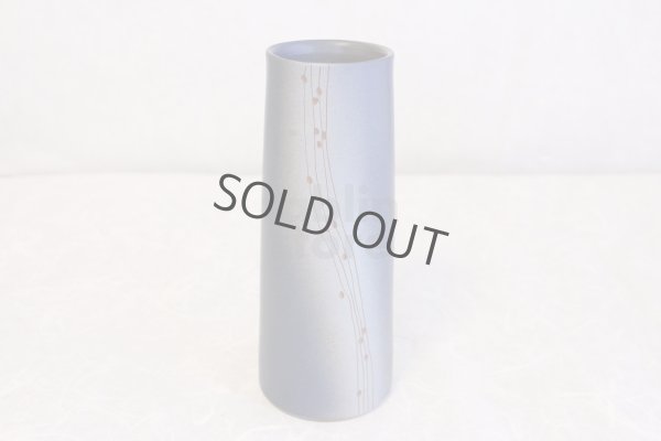 Photo4: Tokoname yaki ware Shizuku line Japanese vase H210mm