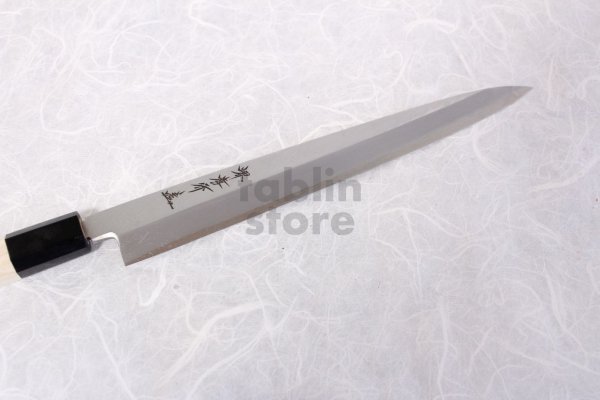 Photo4: SAKAI TAKAYUKI Chef Ginsan Japanese knife Silver-3 steel Sashimi Yanagiba
