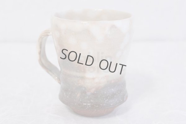 Photo4: Hagi yaki ware Japanese pottery mug coffee cup go kobiki suehiro 310ml