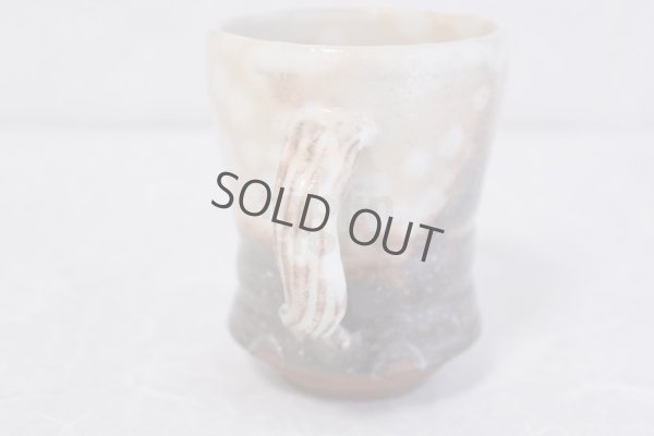 Photo3: Hagi yaki ware Japanese pottery mug coffee cup go kobiki suehiro 310ml