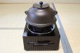 Photo7: Electric charcoal heater Japanese tea ceremony Hakoburo wood box 