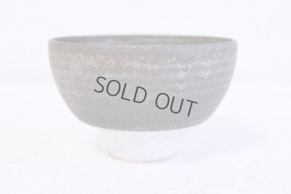 Photo1: Kiyomizu porcelain Japanese matcha tea bowl white n wan Daisuke Tokinoha