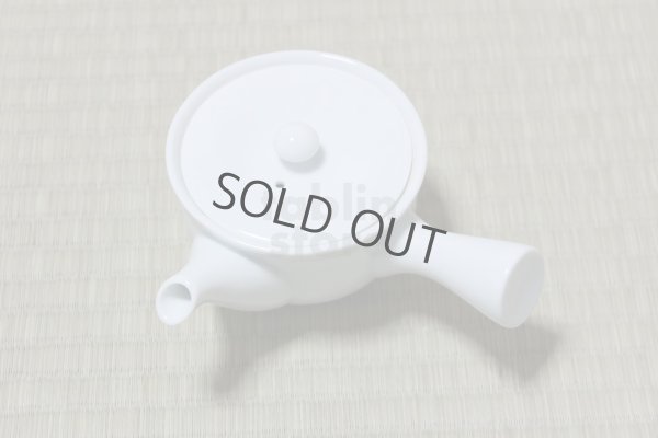 Photo8: Arita Porcelain Japanese tea pot white ceramic strainer manten 200ml