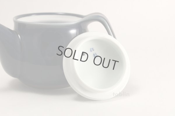 Photo6: Arita yaki ware rabbit ultramarine Japanese tea pot 450ml